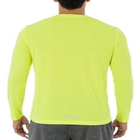 Atlétikai munka férfi teljesítménye aktív ruházat hosszú ujjú lélegző személyzet nyak póló