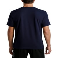 Reebok férfi és nagy férfi csíkok atlétikai grafikus pólók, 3xl méretű