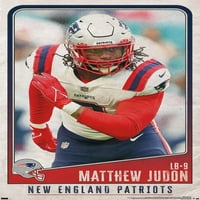 New England Patriots-Matthew Judon Fali Poszter, 14.725 22.375
