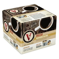 Victor Allen kávé koffeinmentes Reggeli keveréke, könnyű sült szám, Egyágyas kávépárnák Keurig K-Cup sörfőzők számára