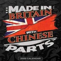Made in Britain Kínai alkatrészek: Kínai naptár ajándék Kínai ott örökség és gyökerek Kínából